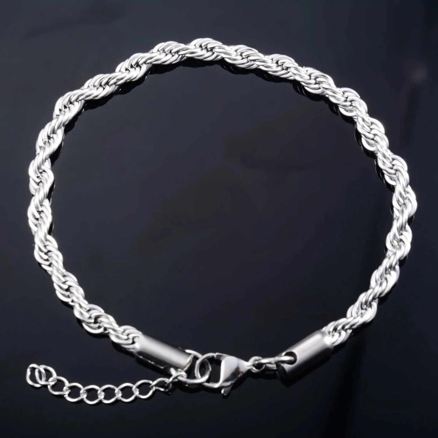 Stainless Steel Rope Chain Bracelet