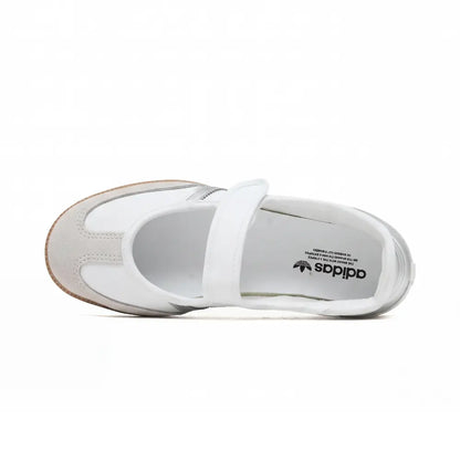 Samba Jane White Silver Metallic