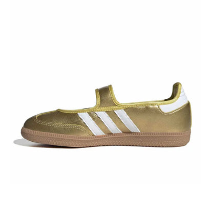 Samba Jane Gold Metallic White