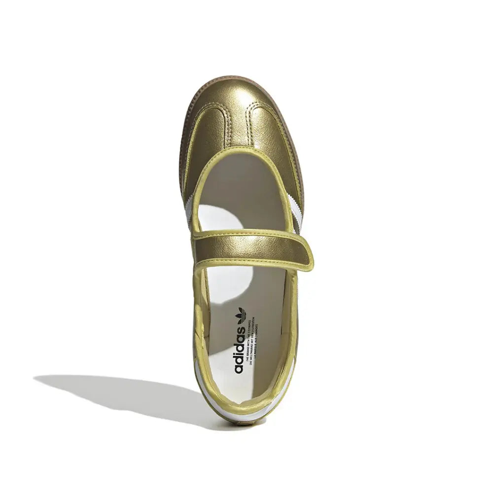 Samba Jane Gold Metallic White