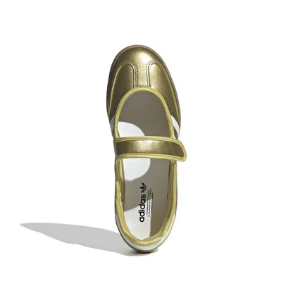 Samba Jane Gold Metallic White